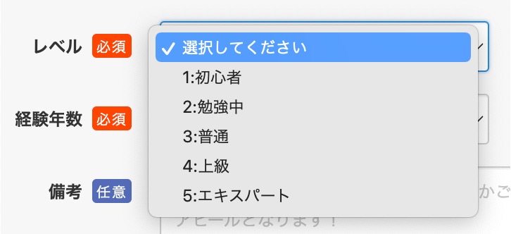 クラウドワークスレベル登録